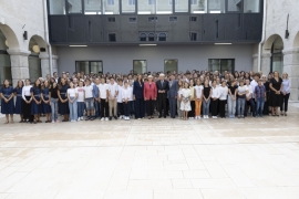 Il Presidente della Repubblica Sergio Mattarella con Nataša Pirc Musar, Presidente della Repubblica di Slovenia, in occasione della cerimonia di inaugurazione del Collegio dei Nobili
