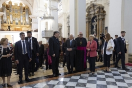 Il Presidente della Repubblica Sergio Mattarella visita la Cattedrale dell’Assunta e di San Nazario 
