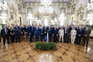 Il Presidente Mattarella alla presentazione del Premio Maschere del Teatro