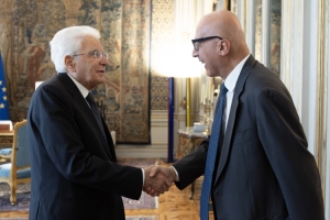 Il Presidente della Repubblica Sergio Mattarella incontra Pasquale D'Ascola, Primo Presidente della Corte di Cassazione 
