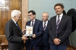 Il Presidente Mattarella alla cerimonia di consegna del Premio Burgio