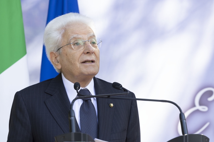 Il Presidente della Repubblica Sergio Mattarella alla cerimonia commemorativa del quinto anniversario della morte di Willy Monteiro Duarte
