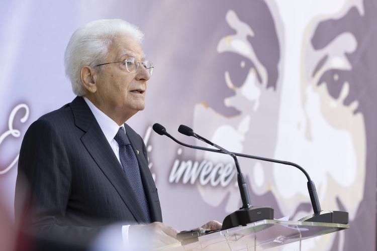 Il Presidente della Repubblica Sergio Mattarella alla cerimonia commemorativa del quinto anniversario della morte di Willy Monteiro Duarte
