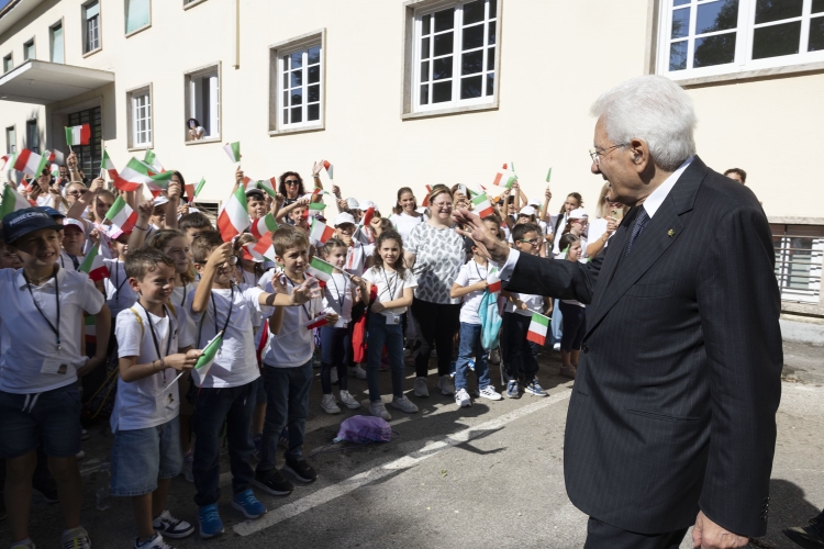 Il Presidente della Repubblica Sergio Mattarella alla cerimonia commemorativa del quinto anniversario della morte di Willy Monteiro Duarte
