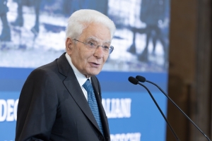 L'intervento del Presidente della Repubblica Sergio Mattarella, in occasione della cerimonia della 1^ Giornata degli Internati italiani nei campi di concentramento tedeschi durante la seconda Guerra mondiale 
