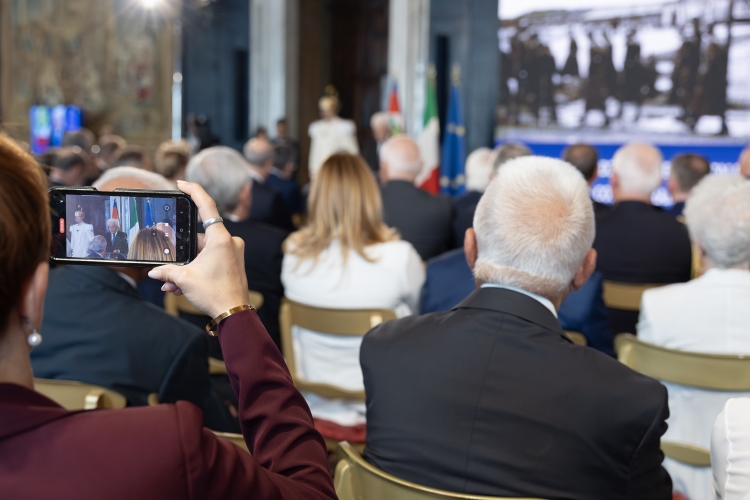 L'intervento del Presidente della Repubblica Sergio Mattarella, in occasione della cerimonia della 1^ Giornata degli Internati italiani nei campi di concentramento tedeschi durante la seconda Guerra mondiale 
