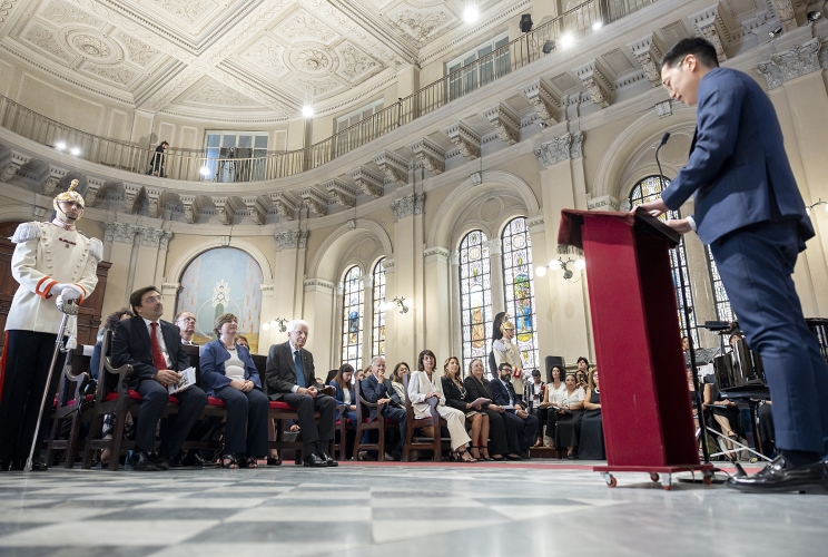 Il Presidente Sergio Mattarella in occasione della cerimonia per i 130 anni dall’inaugurazione del Tempio della Chiesa metodista di Roma