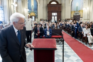 Il Presidente Sergio Mattarella rivolge un breve indirizzo di saluto in occasione della cerimonia per i 130 anni dall’inaugurazione del Tempio della Chiesa metodista di Roma
