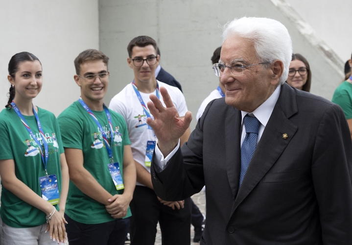 Il Presidente della Repubblica Sergio Mattarella alla cerimonia di inaugurazione dell’anno scolastico 2025-2026