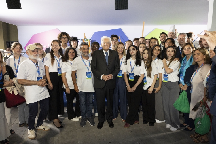 Il Presidente della Repubblica Sergio Mattarella alla cerimonia di apertura dell’anno scolastico 2025-2026
