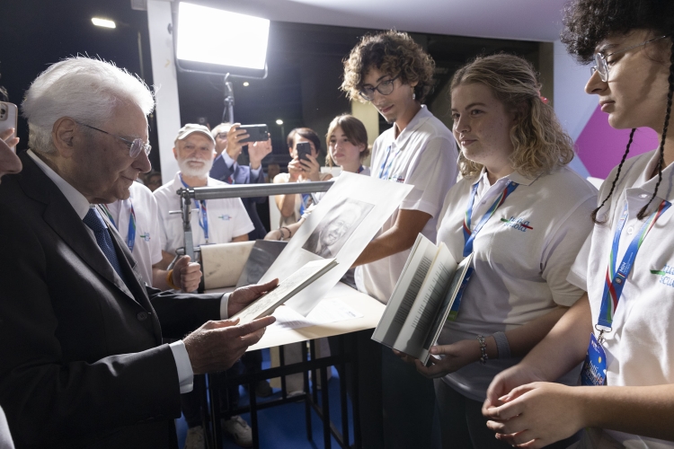 Il Presidente della Repubblica Sergio Mattarella alla cerimonia di apertura dell’anno scolastico 2025-2026