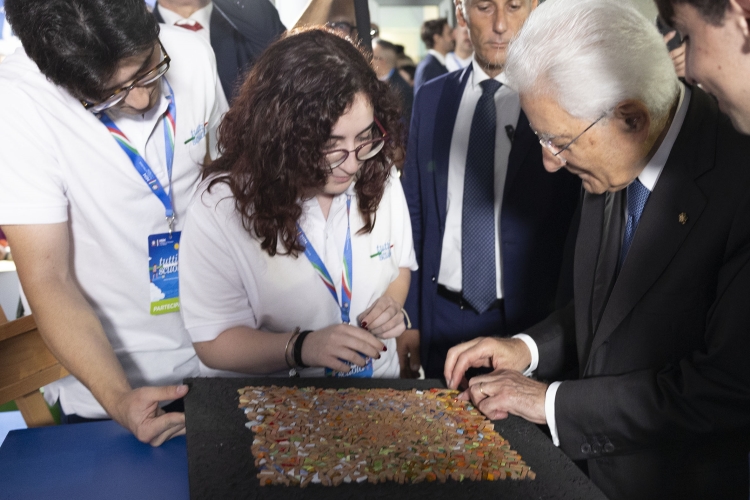 Il Presidente della Repubblica Sergio Mattarella alla cerimonia di apertura dell’anno scolastico 2025-2026