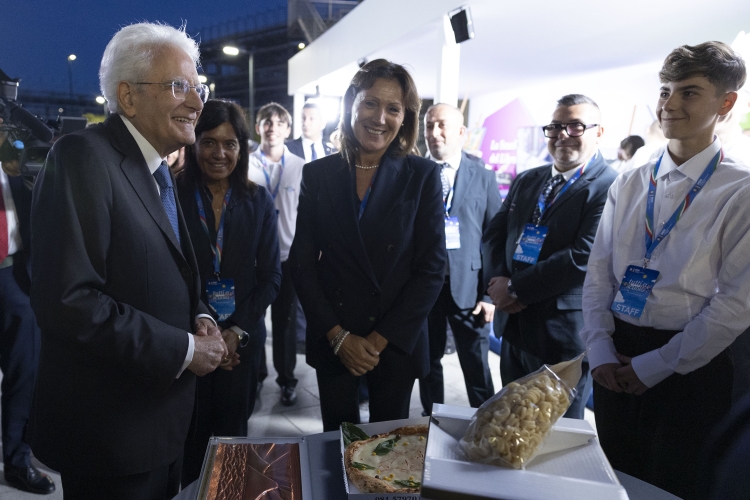 Il Presidente della Repubblica Sergio Mattarella alla cerimonia di apertura dell’anno scolastico 2025-2026