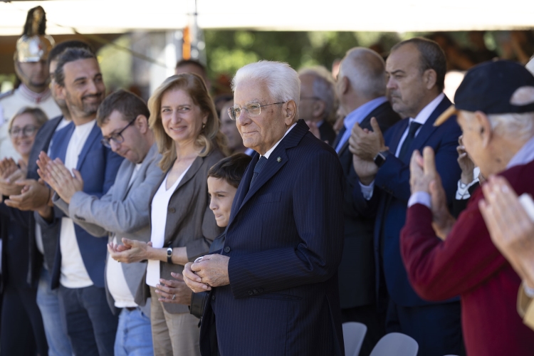 Il Presidente della Repubblica, Sergio Mattarella, alla cerimonia di chiusura delle iniziative di carattere sociale