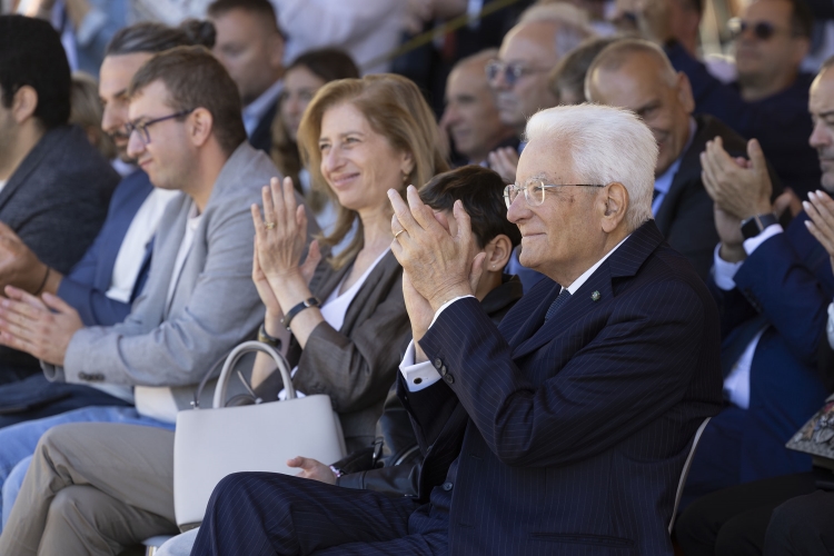 Il Presidente della Repubblica, Sergio Mattarella, alla cerimonia di chiusura delle iniziative di carattere sociale