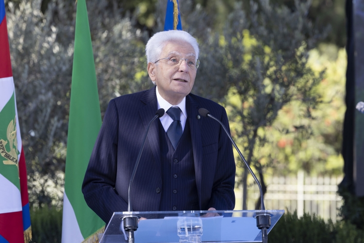 Il Presidente della Repubblica, Sergio Mattarella, alla cerimonia di chiusura delle iniziative di carattere sociale