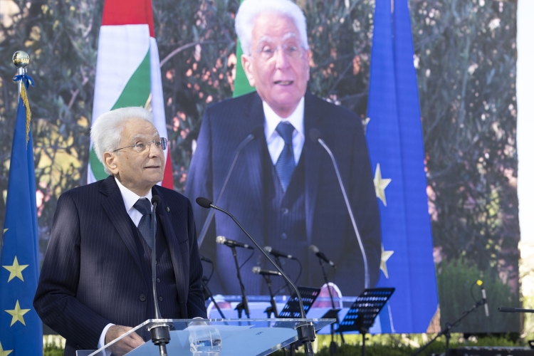 Il Presidente della Repubblica, Sergio Mattarella, alla cerimonia di chiusura delle iniziative di carattere sociale
