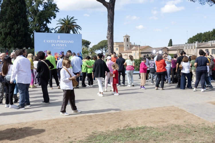 Un momento della cerimonia di chiusura delle iniziative a carattere sociale
