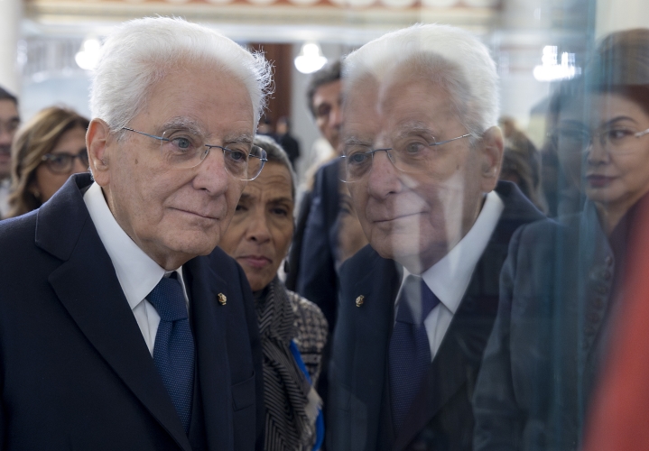 Il Presidente della Repubblica Sergio Mattarella al Teatro dell'Opera di Astana