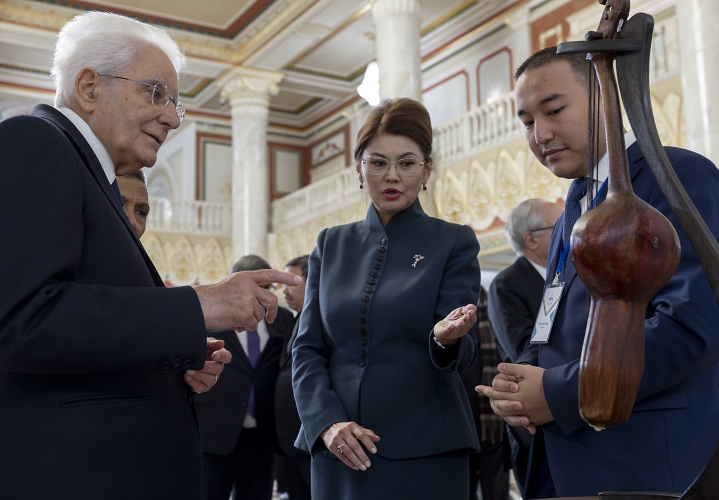 Il Presidente della Repubblica Sergio Mattarella al Teatro dell'Opera di Astana