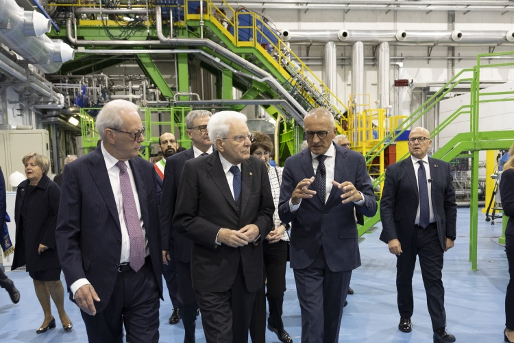 Il Presidente della Repubblica Sergio Mattarella visita il Centro Nazionale di Adroterapia Oncologica