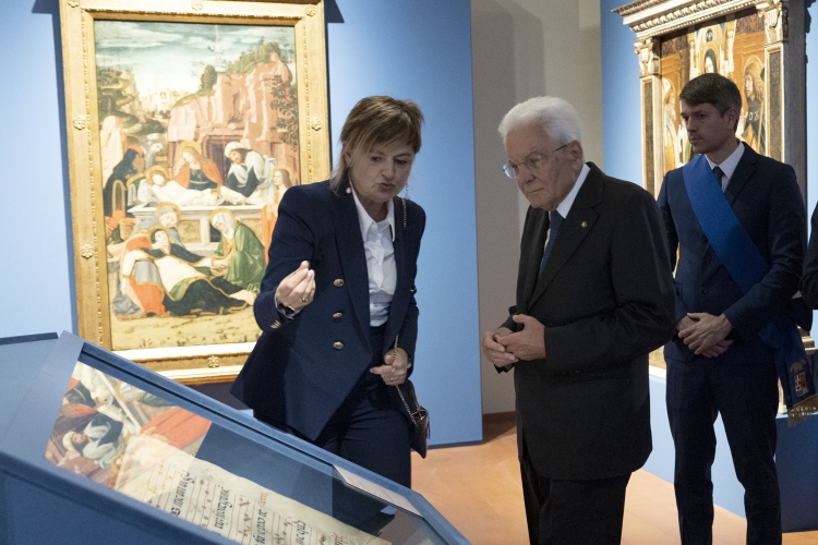 Il Presidente della Repubblica Sergio Mattarella a Pavia visita la mostra “Pavia 1525: le arti nel Rinascimento e gli arazzi della Battaglia”