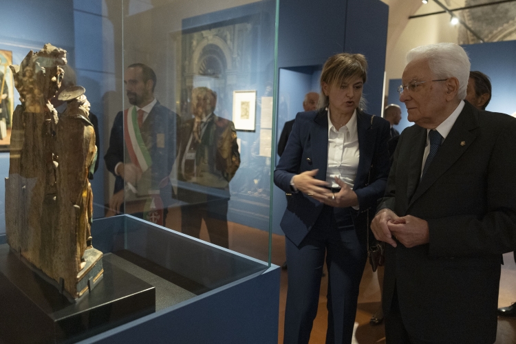 Il Presidente della Repubblica Sergio Mattarella a Pavia visita la mostra “Pavia 1525: le arti nel Rinascimento e gli arazzi della Battaglia”