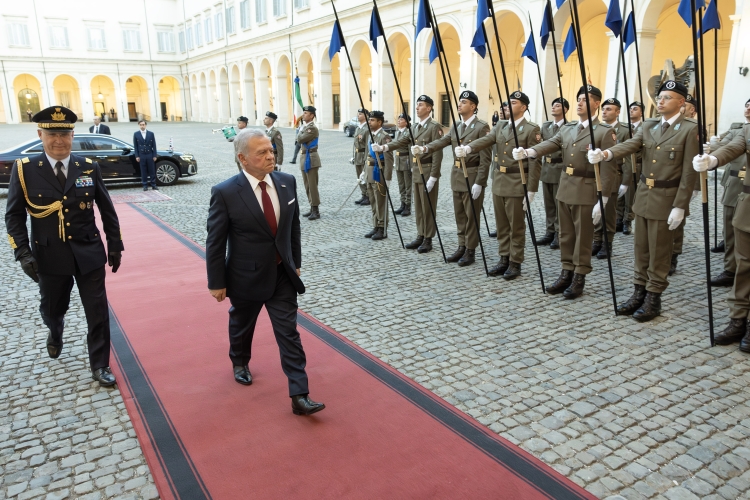 S.M. Abdullah II, Re di Giordania a Palazzo del Quirinale
