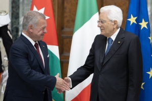 Il Presidente della Repubblica Sergio Mattarella incontra S.M. Abdullah II, Re di Giordania 
