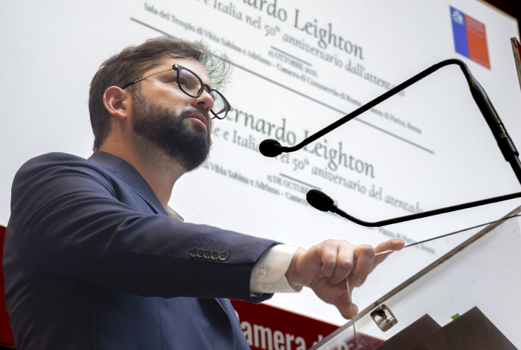 L'intervento di Gabriel Boric Font, Presidente della Repubblica del Cile, in occasione del Seminario di studio dedicato alla figura di Bernardo Leighton, promosso dall’Ambasciata del Cile in Italia in collaborazione con la Fondazione Occorsio