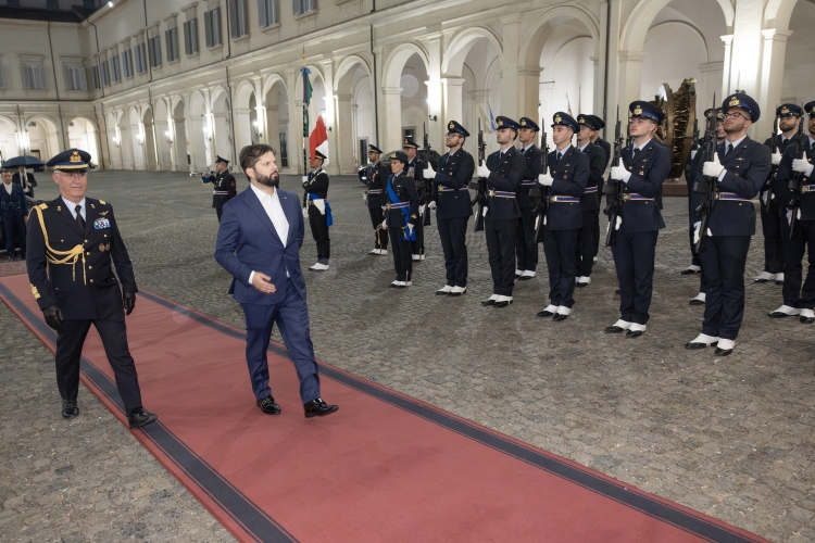 Gabriel Boric Font, Presidente della Repubblica del Cile al Palazzo del Quirinale
