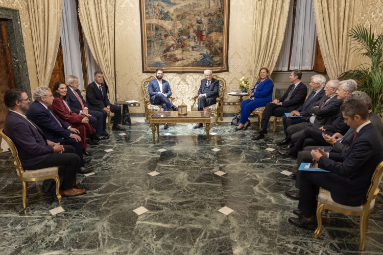 Il Presidente della Repubblica Sergio Mattarella incontra Gabriel Boric Font, Presidente della Repubblica del Cile
