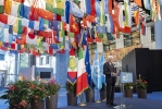 Il Presidente Mattarella alla cerimonia in occasione degli 80 anni della FAO