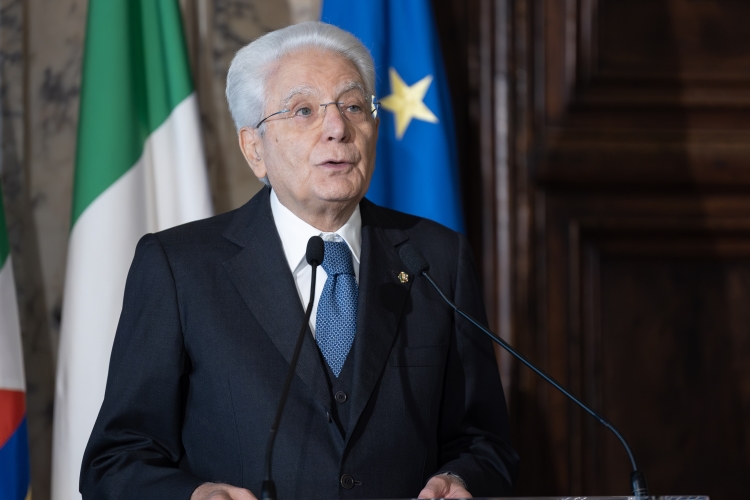 Il Presidente della Repubblica Sergio Mattarella, in occasione della Cerimonia, di consegna delle Stelle al Merito del Lavoro per l’anno 2025   
