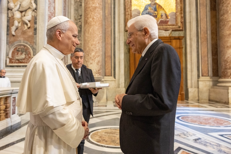 Il Presidente Mattarella incontra in Vaticano Papa Leone XIV, in occasione del Rito di Canonizzazione di sette Beati
