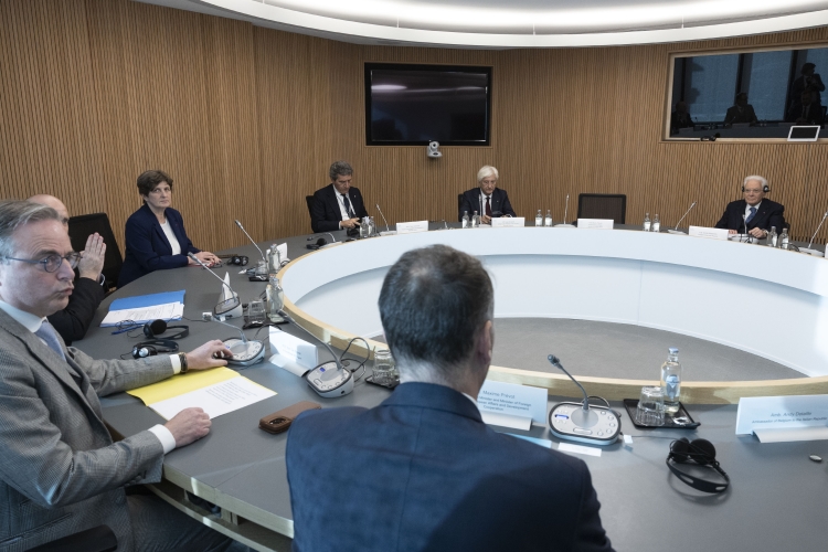 Il Presidente della Repubblica Sergio Mattarella con il il Primo Ministro del Regno del Belgio, Bart De Wever