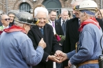 Marcinelle, il Presidente Mattarella visita Bois du Cazier