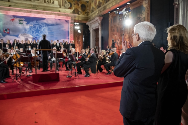 Un momento del "Concerto per la Repubblica"