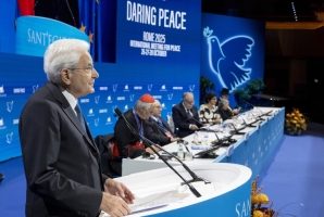 Il Presidente della Repubblica Sergio Mattarella all’incontro internazionale per la pace dal titolo “Osare la pace-Religioni e Culture in dialogo”