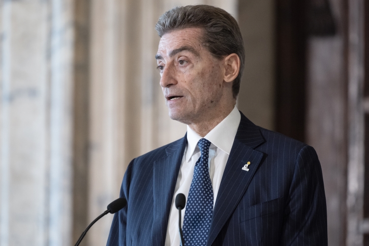 Andrea Sironi, Presidente della Fondazione AIRC, in occasione della cerimonia di celebrazione de “I Giorni della Ricerca”
