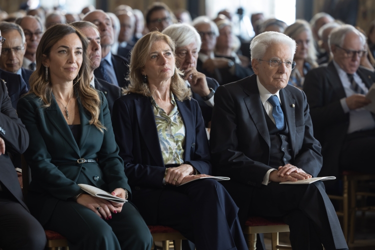 Il Presidente della Repubblica Sergio Mattarella in occasione della cerimonia di celebrazione de “I Giorni della Ricerca”

