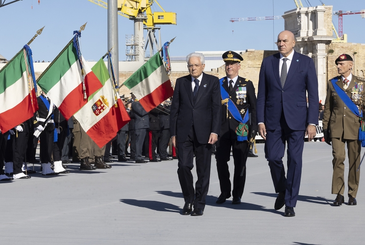  Il Presidente della Repubblica Sergio Mattarella ad Ancona in occasione della Festa delle Forze Armate