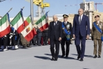 Il Presidente Mattarella alla cerimonia in occasione della Festa delle Forze Armate 