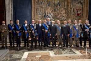 Cerimonia di consegna delle decorazioni dell'Ordine Militare d'Italia conferite nel 2025