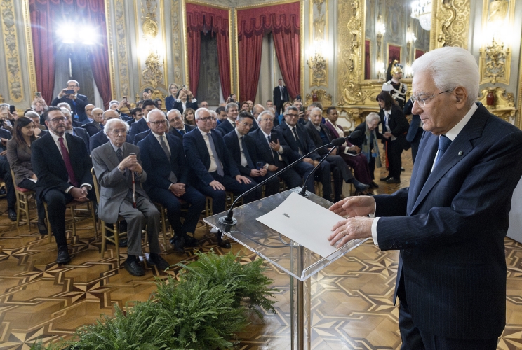 Il Presidente Sergio Mattarella rivolge il suo indirizzo di saluto in occasione dell'incontro con una rappresentanza dell’Unione nazionale istituzioni e iniziative di assistenza sociale – UNEBA