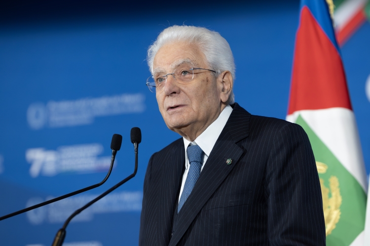 Il Presidente della Repubblica Sergio Mattarella in occasione della VII Conferenza nazionale sulle dipendenze 