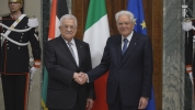 Il Presidente Mattarella incontra il Presidente della Palestina