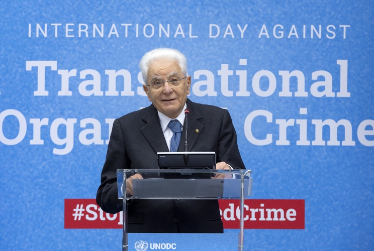  Il Presidente della Repubblica Sergio Mattarella al Polo delle Nazioni Unite