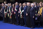 Il Presidente della Repubblica Sergio Mattarella alla cerimonia di apertura della 42^ Assemblea annuale ANCI – Associazione Nazionale Comuni Italiani – dal titolo “Insieme per il bene comune”