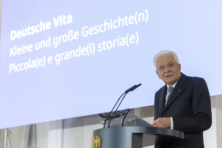 Il Presidente della Repubblica Sergio Mattarella in occasione della cerimonia di consegna del “Premio dei Presidenti”  
